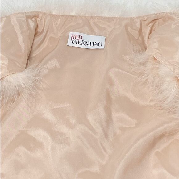 Red Valentino cropped feather vest size 40 - Picture 8 of 11